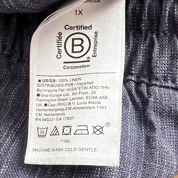 ATHLETA Retreat Linen High Rise Wide Leg Pant - Picture 11 of 14